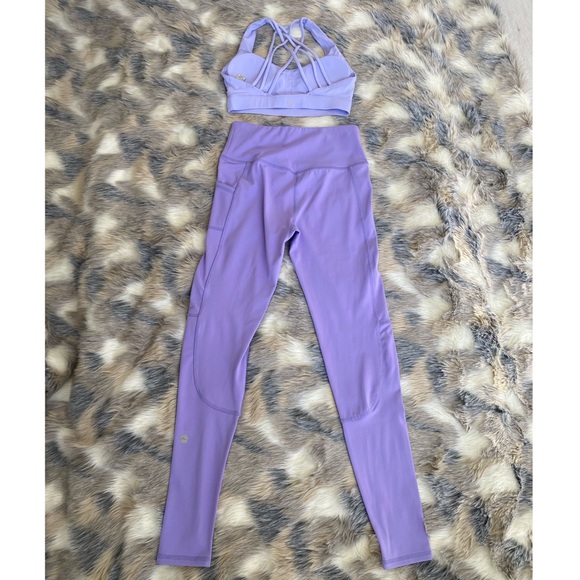 Active wear set purple - Picture 2 of 3